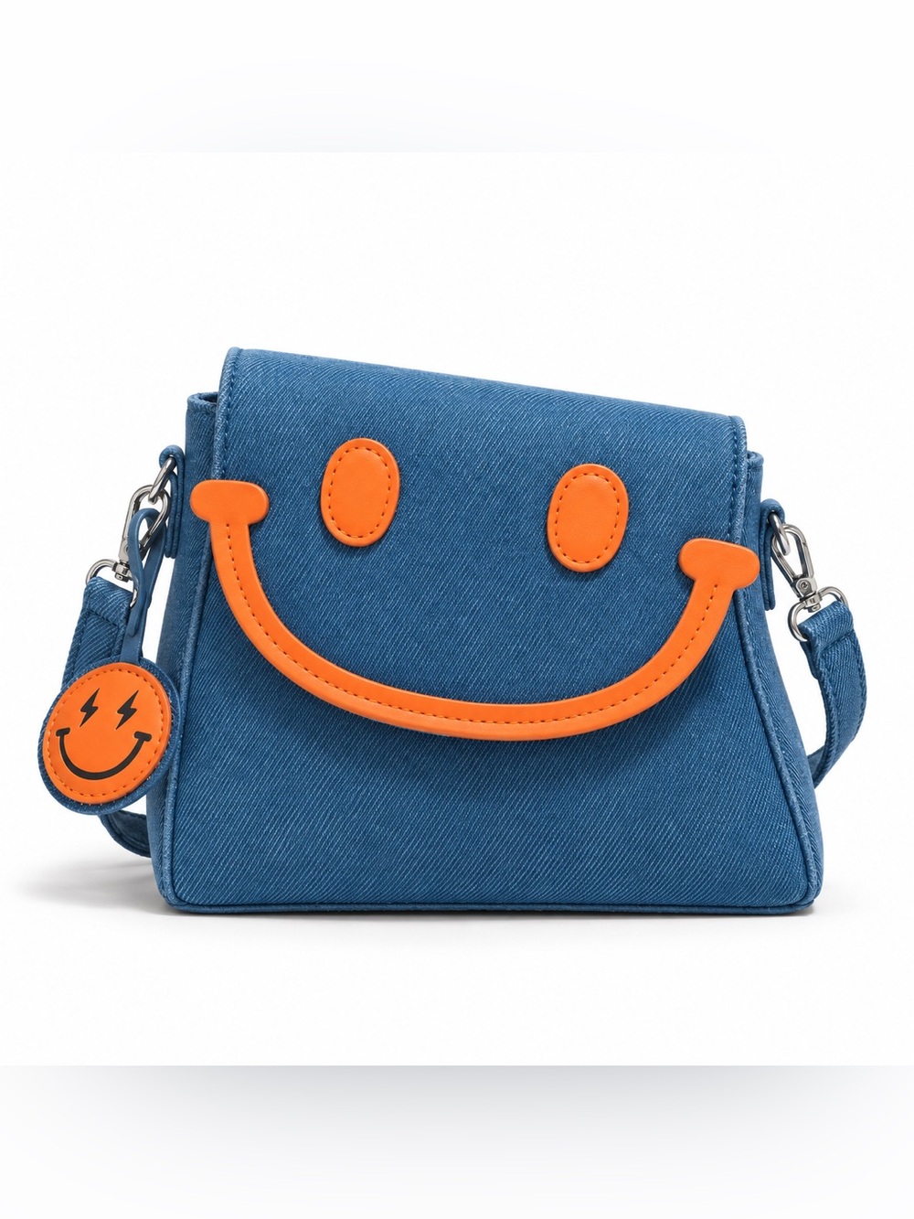 Hoodies for Heroes Smile Today XL Denim Crossbody Bag